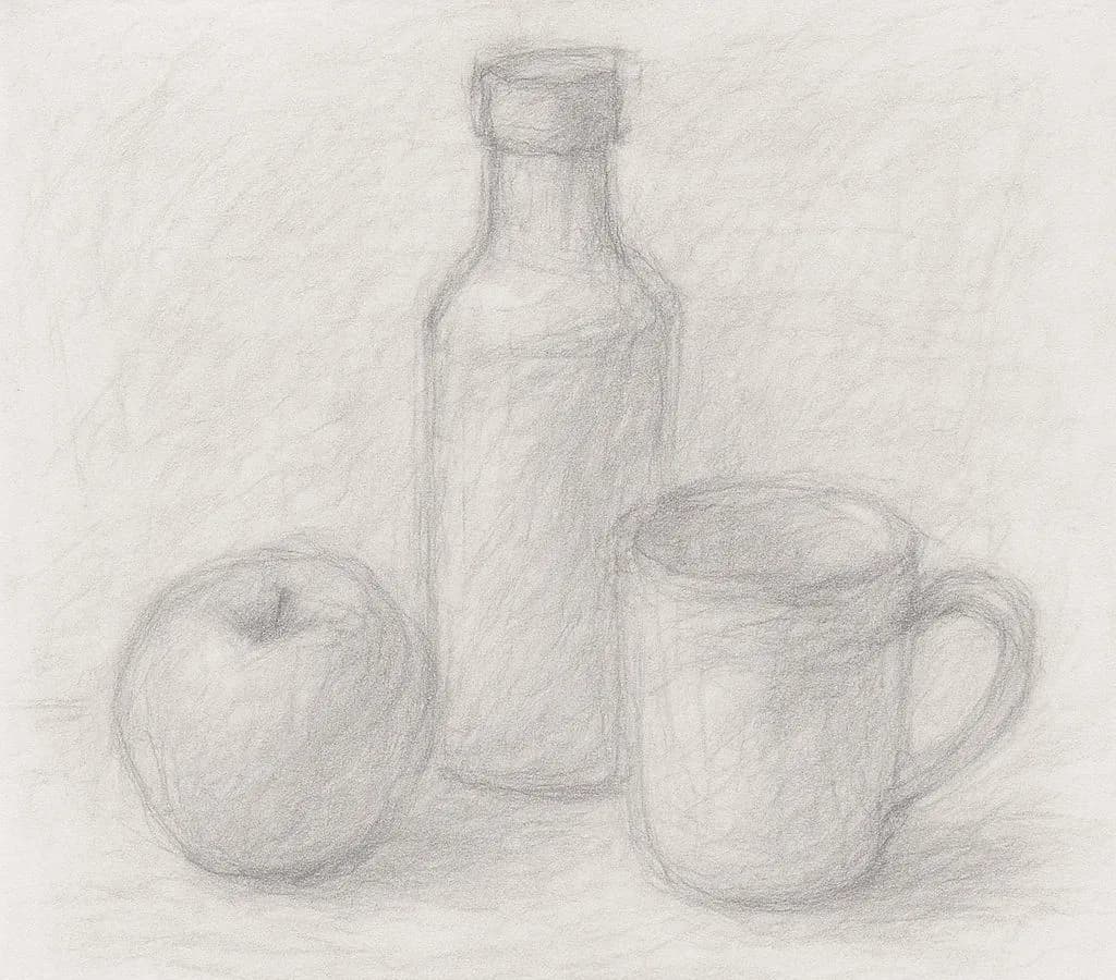 静物デッサンの元作品