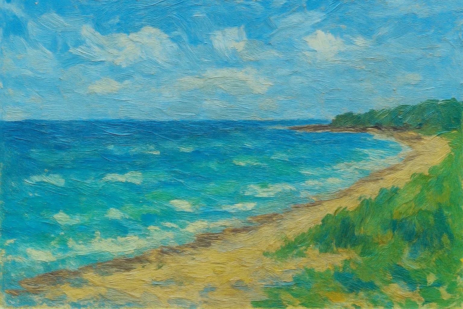 風景画の完成度を高める の元の作品