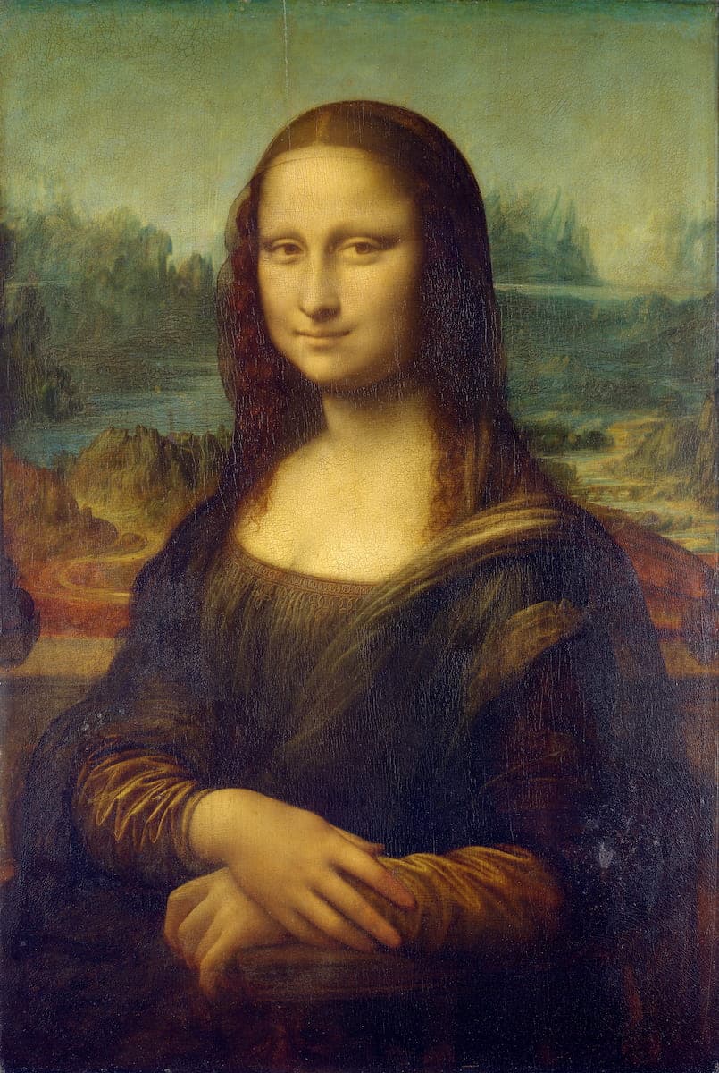 スフマート技法で描かれたモナ・リザの微笑