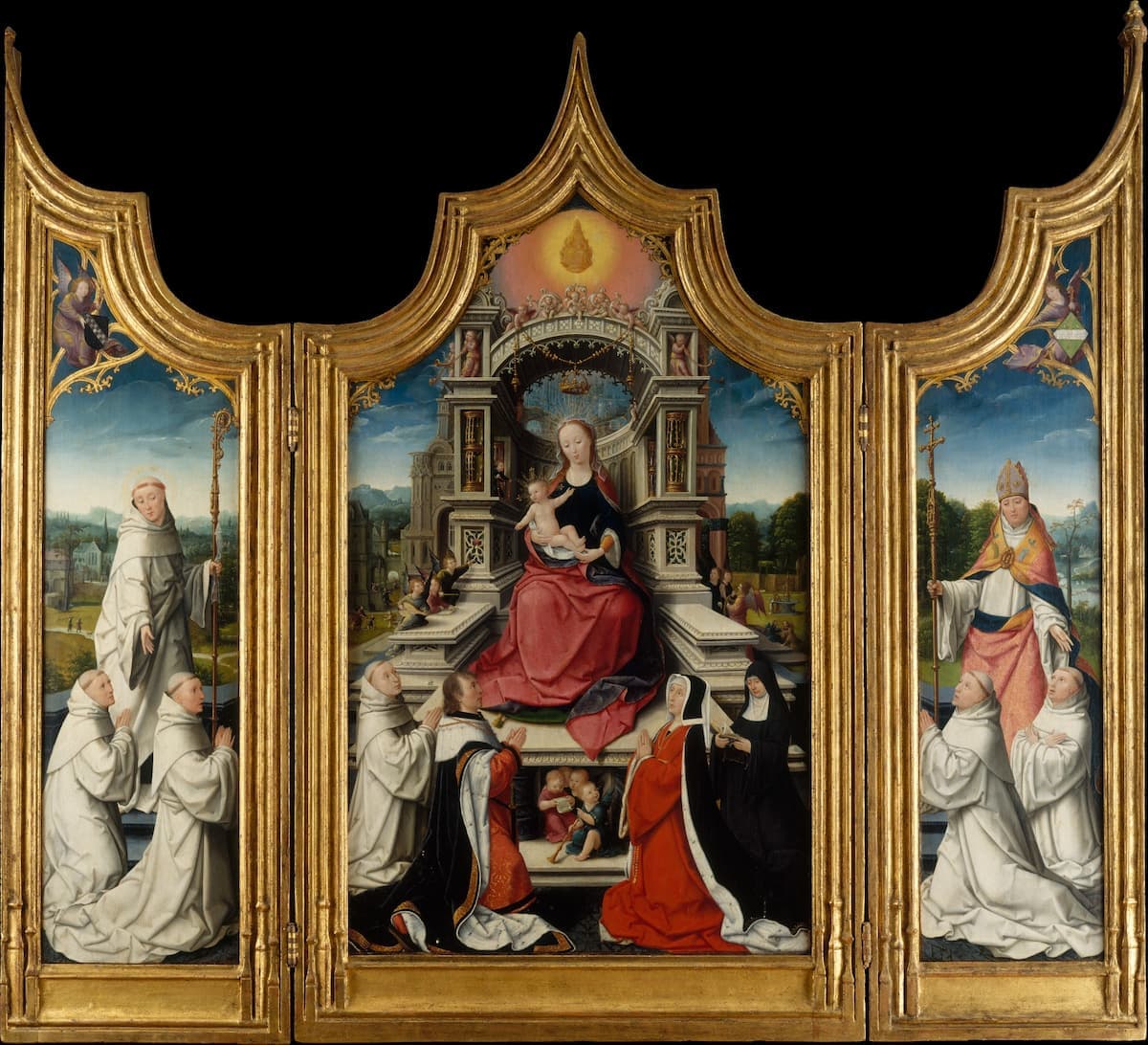 Jehan Bellegambe《The Le Cellier Altarpiece》（1509年）