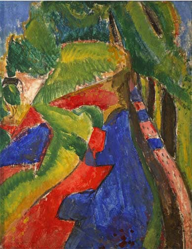 アルフレッド・モーラーの高彩度配色（フォーヴィスム）