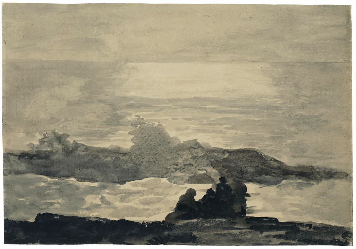 ウィンスロー・ホーマー『A Summer Night』の焦点となる明暗差