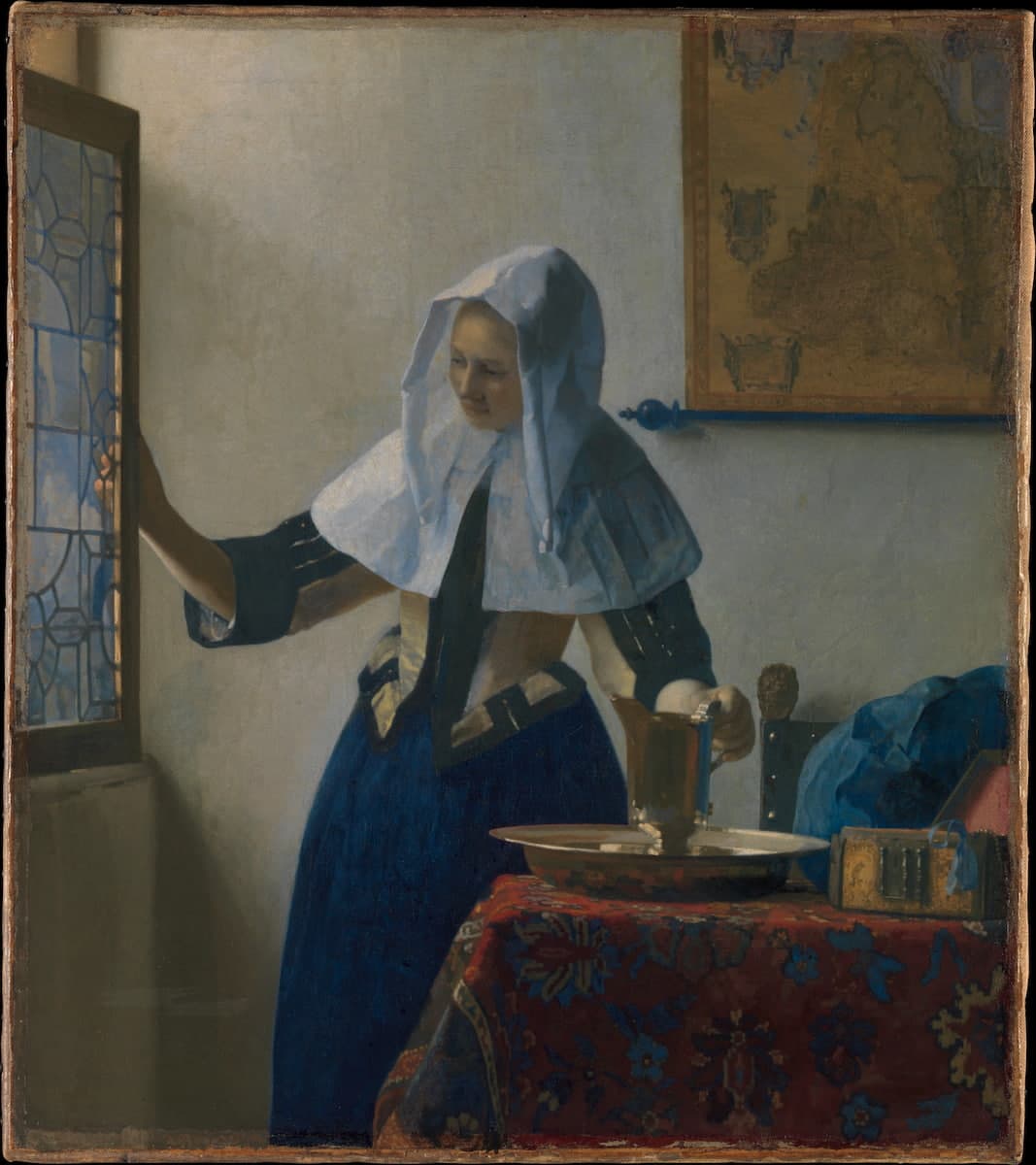 フェルメール《Young Woman with a Water Pitcher》
